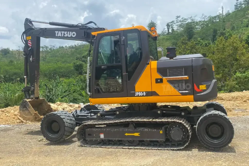 Wheel Crawler Excavator Tatsuo JP80-9