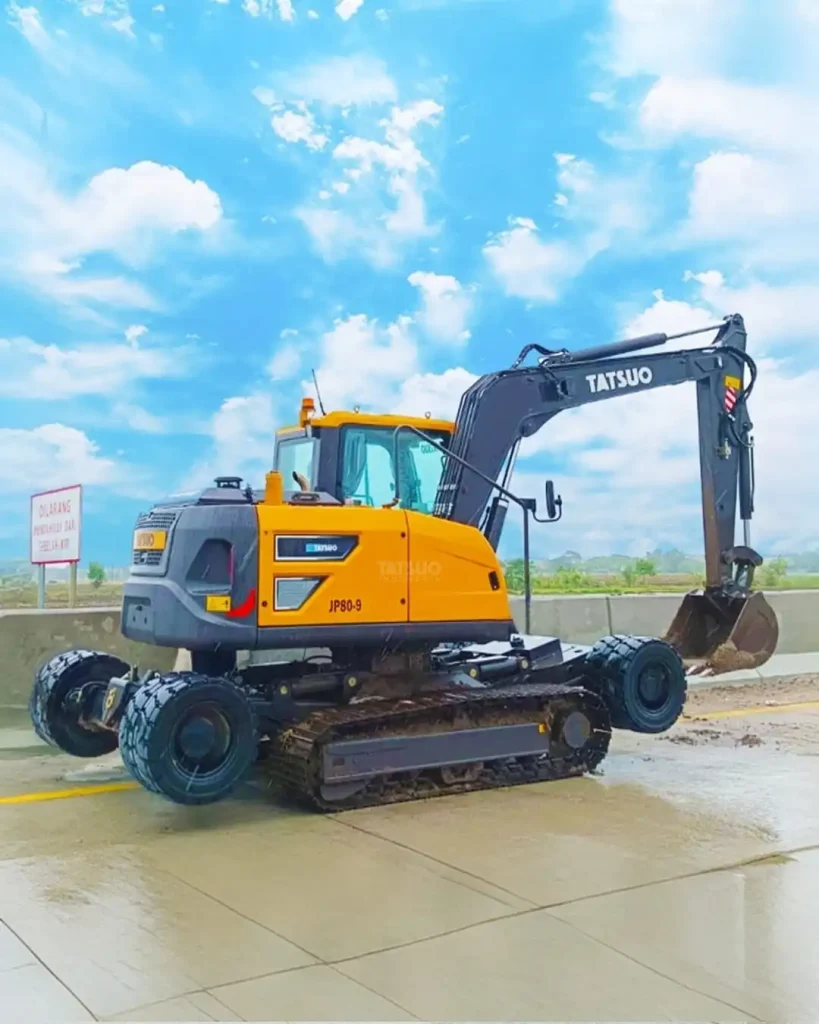Wheel Crawler JP80-9 pembangunan tol probowangi