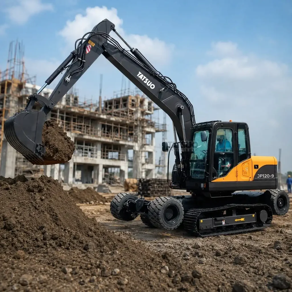 Jual Wheel Crawler Excavator JP120-9 Tatsuo