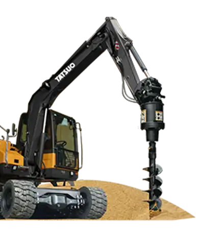 Implementasi Auger pada Excavator Tatsuo